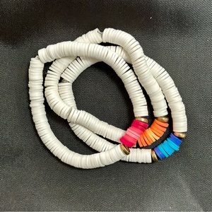 Handmade Clay Bead Bracelets